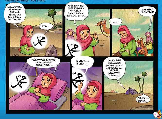 Contoh Komik Strip lainnya dari Buku Kisah Rasulullah
